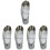 5Pcs Portable Small Stainless Steel Practical Soil Digging Tool 5