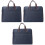 3Pièces Sacs Professionnels Zip Pour Documents 3