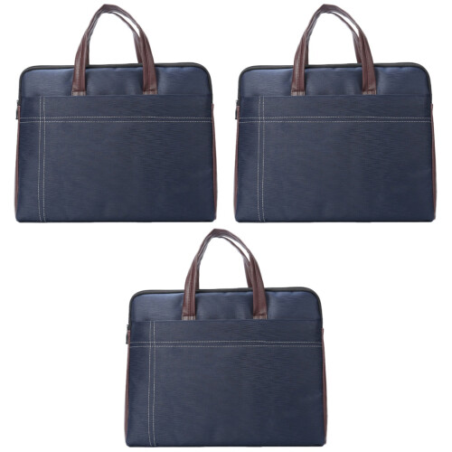 3Pièces Sacs Professionnels Zip Pour Documents 2