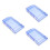 3Pcs Sky-Blue Pc Baby Proof Outlet Covers Electrical Socket Protection 9