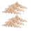 36Pièces Bois Beige Sculpté Décor Écologique 2