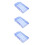 3Pcs Sky-Blue Pc Baby Proof Outlet Covers Electrical Socket Protection 4
