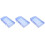 3Pcs Sky-Blue Pc Baby Proof Outlet Covers Electrical Socket Protection 6
