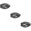3Pcs Adjustable Gland Nut Wrench Black Iron Hydraulic Cylinder Spanner 9