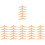 36Pièces Bois Beige Sculpté Décor Écologique 3