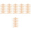 36Pièces Bois Beige Sculpté Décor Écologique 4