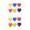 60Pcs Assorted Color Rug Markers Hook and Loop Carpet Spots for Kids 5