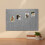 4Pcs Grey Felt Pinboards for Office Wall with Self-Adhesive Design 5