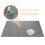 4Pcs Grey Felt Pinboards for Office Wall with Self-Adhesive Design 8