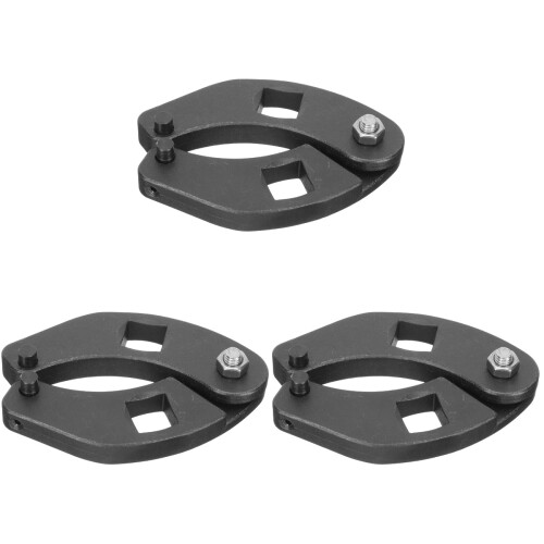 3Pcs Adjustable Gland Nut Wrench Black Iron Hydraulic Cylinder Spanner 1