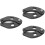 3Pcs Adjustable Gland Nut Wrench Black Iron Hydraulic Cylinder Spanner 6
