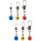 100Pièces Kit Réparation Canne À Guides 7