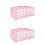 2Pièces Cage Perroquet Portable Rose Pour Oiseaux, Extérieure 7