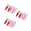 3Sets Assorted Color Wooden Hand Spool Knitter DIY Yarn Weaving Tool 7