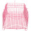 2Pièces Cage Perroquet Portable Rose Pour Oiseaux, Extérieure 2