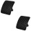 2Pièces Couvre-Bouches D'air Automobile ABS Noir Anti- 8