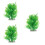 3Pièces Plantes Aquarium Décor Vertes Durables 6