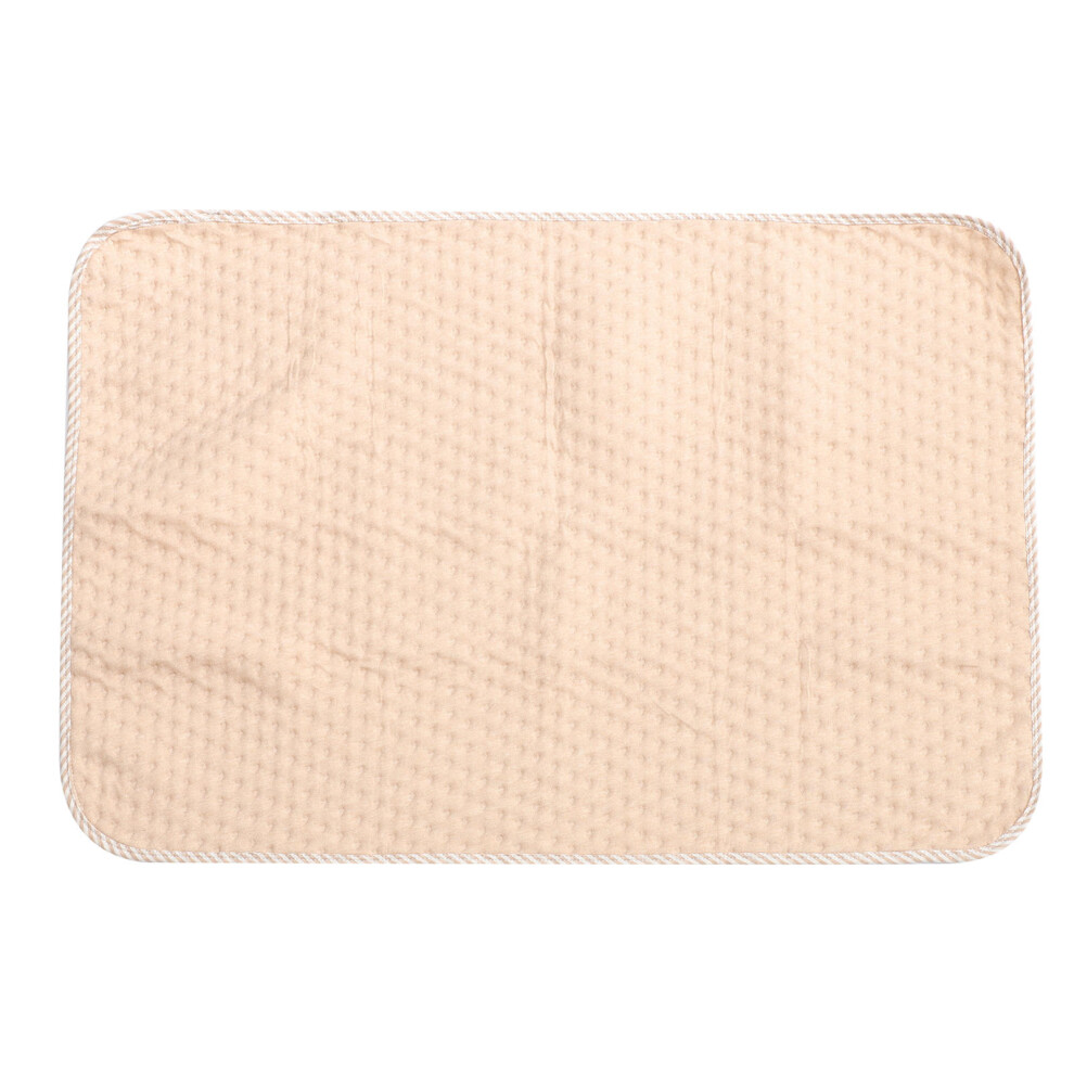 Happyyami 3Pcs Cotton Baby Bed Pads Khaki Waterproof Breathable Changing Pads