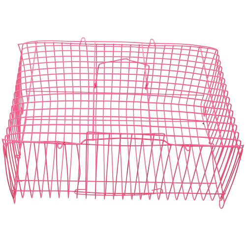 2Pièces Cage Perroquet Portable Rose Pour Oiseaux, Extérieure 2