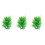 3Pièces Plantes Aquarium Décor Vertes Durables 4