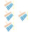 4Pièces Carillon Percussion 8 Barres Bleu Bois Acier Usage Décoratif 9