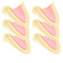 6Pairs Motorbike Cat Ear Ornament ABS Material Multi