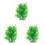3Pièces Plantes Aquarium Décor Vertes Durables 2