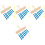4Pièces Carillon Percussion 8 Barres Bleu Bois Acier Usage Décoratif 5