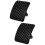 2Pièces Couvre-Bouches D'air Automobile ABS Noir Anti- 9