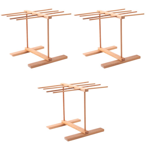 3Pcs Assorted Color Pasta Drying Rack Noodle Hanger Detachable 2