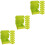24Pcs Corrugated Paper Storage Boxes Light Packing Boxes 5