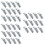 36Pcs Silver Toggle Heavy Duty Wall Fixings for Home Use 8