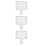 3Pièces Mini Tableaux Blancs Réutilisables Pour Interaction 10