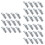 36Pcs Silver Toggle Heavy Duty Wall Fixings for Home Use 7