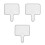 3Pièces Mini Tableaux Blancs Réutilisables Pour Interaction 5