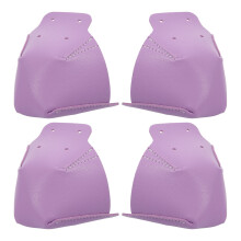 8Paires Protections Pointe De Cuir Violet Résistant À L’usure