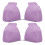 8Paires Protections Pointe De Cuir Violet Résistant À L’usure 1