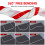 2Pcs White Silicone Shower Threshold Strip Water Stopper for Home 11