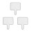 3Pièces Mini Tableaux Blancs Réutilisables Pour Interaction 6