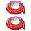 2Pcs White Silicone Shower Threshold Strip Water Stopper for Home 5