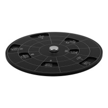 Black Aluminum Melody Tool Durable Guitar Chord Wheel Accessory