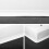 2Pcs White Silicone Shower Threshold Strip Water Stopper for Home 10