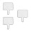 3Pièces Mini Tableaux Blancs Réutilisables Pour Interaction 7