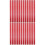 40Pièces Crayons Charpentier Robustes Rouges Bois Octogonaux Usage Pro 6