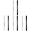 8Pcs Cake Decorating Pens Edible Pigment Dual Tip Assorted 5