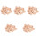 25Pièces Fixations Bois Pour Rails De Train Décor Enfants Beige 5
