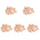 25Pièces Fixations Bois Pour Rails De Train Décor Enfants Beige 4