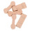 25Pièces Fixations Bois Pour Rails De Train Décor Enfants Beige 2