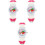 3Pièces Silicone Style Cartoon Unisexe 4