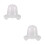 2Pcs Reusable PVC Inflatable Female for Diaper Display 9